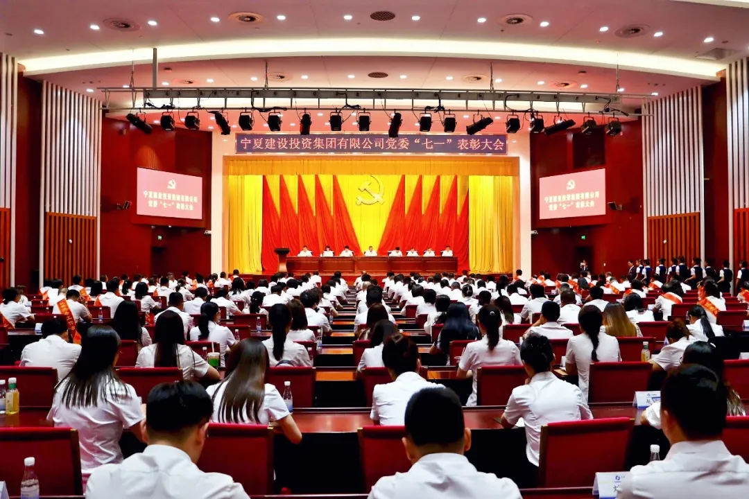 表彰先进凝聚力量 部署党建融合新篇——宁夏建投党委召开“七一”表彰大会